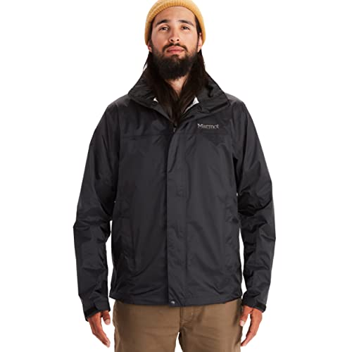 Marmot Herren PreCip Eco Jacket, Wasserdichte Regenjacke, winddichter Regenmantel, atmungsaktiv, faltbarer Hardshell Windbreaker, ideal zum Fahrradfahren & Wandern