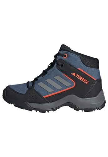 adidas Terrex Hyperhiker Hiking Shoes-Mid (Non-Football), wonder steel/grey three/impact orange, 36 EU