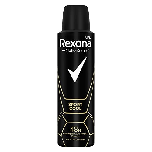 Rexona Men MotionSense Deo Spray Sport Cool - Anti-Transpirant mit 48 Stunden Schutz gegen starkes Schwitzen und Körpergeruch - 150 ml (1er-Pack)