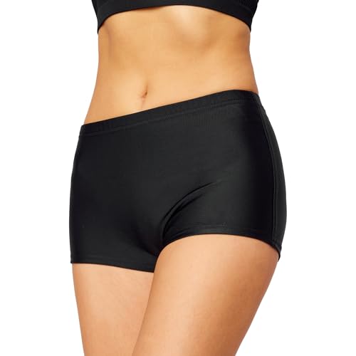 Merry Style Damen Badeshorts Bikinihose Modell L23L1 (Schwarz (9240), 38)