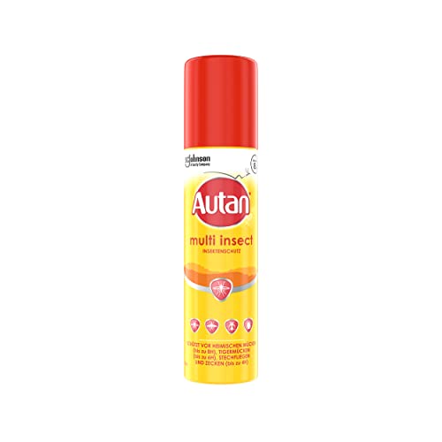 Autan Multi Insect Spray, Multi-Insektenschutz vor Mücken, Stechfliegen und Zecken, 100 ml