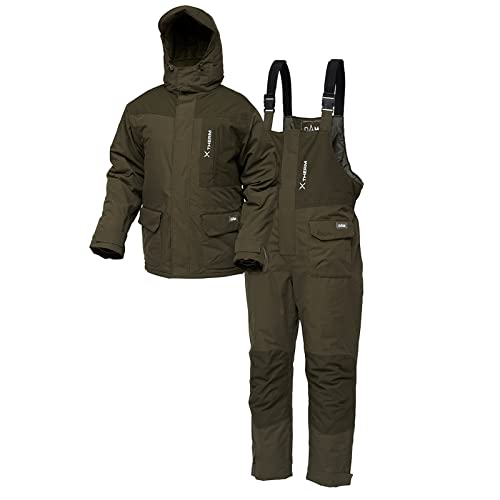 DAM Xtherm Winter Suit, 2-teiliger Deluxe-Thermoanzug und Kälteschutz in den Größen M-3XL, wasserdicht (8000mm Wassersäule), 100% Polyester (Größe M)