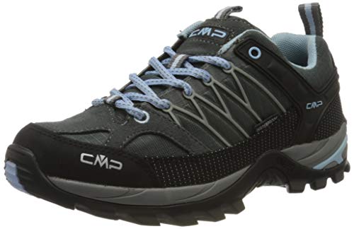 CMP Damen Rigel Low WMN Shoe WP Trekking-Schuhe, GRAFFITE-Azzurro, 39 EU