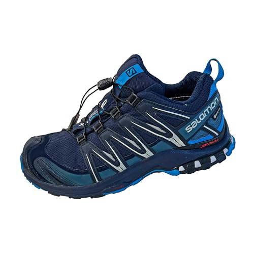 Salomon XA Pro 3D Gore-Tex Herren Trail Running Wasserdichte Schuhe, Stabilität, Grip, Langlebiger Schutz, Navy Blazer, 42 2/3