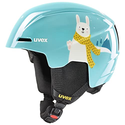 uvex Unisex Kinder, viti Skihelm, Turquoise Rabbit, 46-50 cm