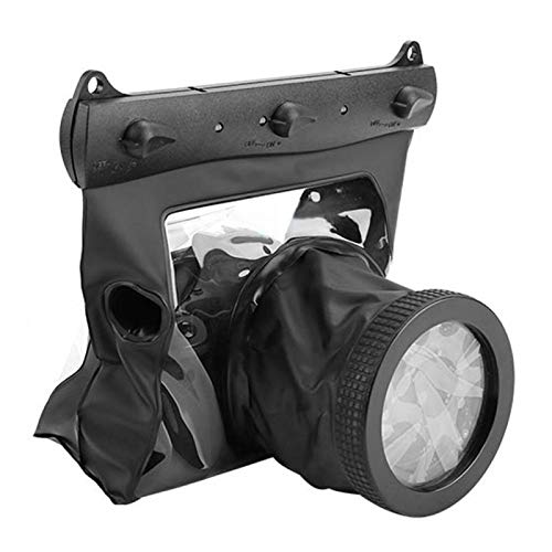 Sxhlseller Tragbare Universelle wasserdichte Unterwassertasche 20M für DSLR-Kameras(schwarz)