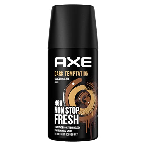 Axe Bodyspray Dark Temptation Deo ohne Aluminium bekämpft geruchsbildende Bakterien und unangenehme Gerüche 35 ml (1er Pack)
