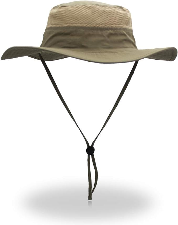 EONPOW Sonnenhut Herren Damen Gartenhut UV-Schutz Sonnenschutz Hut Sommerhut mit Breiter Krempe Outdoor Anglerhut Wanderhut