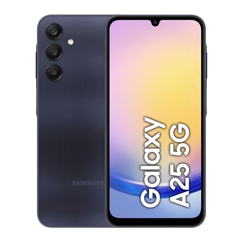 Samsung Galaxy A25 5G Smartphone, Simlockfrei ohne Vertrag, Android-Handy, 128 GB, Schnellladefunktion, 50-MP-Kamera, Blue Black, 30 Monate Herstellergarantie [Exklusiv auf Amazon] [Deutsche...