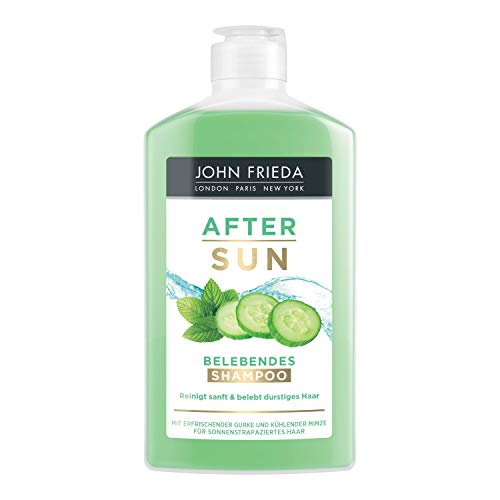 John Frieda After Sun - Shampoo - 250 ml - Mit erfrischender Gurke und kühlender Minze