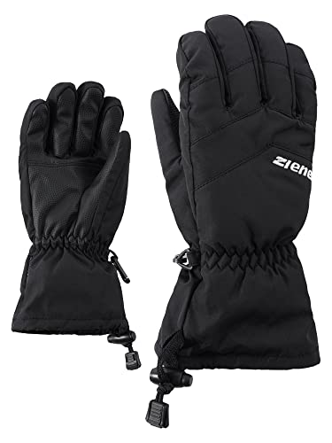 Ziener Kinder LETT AS glove junior Ski-Handschuhe / Wintersport | wasserdicht atmungsaktiv, black, 6