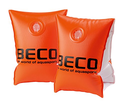 Beco 9703 - Schwimmflügel mit Doppelkammersystem, Schwimmhilfe für Kleinkinder von 2 bis 6 Jahren, 15-30 kg, Orange