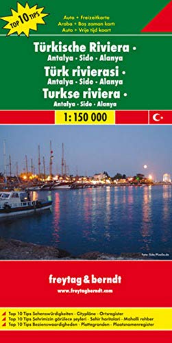 Türkische Riviera - Antalya - Side - Alanya: 1:150000