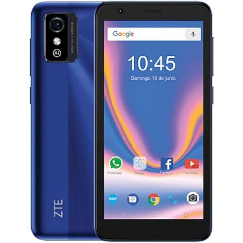 ZTE Blade L9 Smartphone, 12,7 cm (5 Zoll), Blau, 32 GB, 1 GB RAM