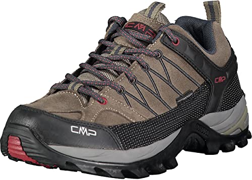 CMP Herren Rigel Low Shoes Wp Trekking-Schuhe, Torba Antracite, 45 EU