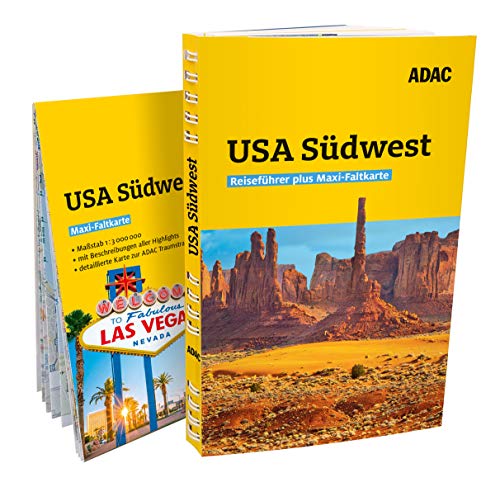 ADAC Reiseführer plus USA Südwest: Mit Maxi-Faltkarte und praktischer Spiralbindung