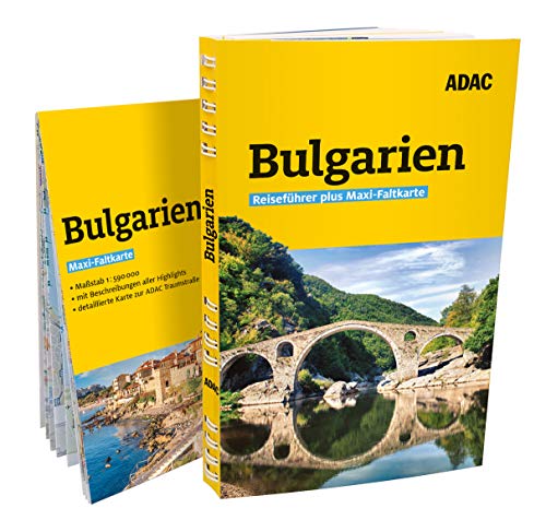 ADAC Reiseführer plus Bulgarien: Mit Maxi-Faltkarte und praktischer Spiralbindung