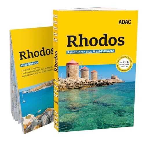 ADAC Reiseführer plus Rhodos: Mit Maxi-Faltkarte und praktischer Spiralbindung