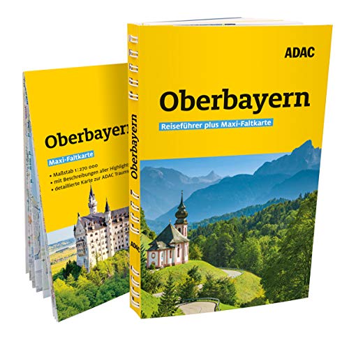 ADAC Reiseführer plus Oberbayern: Mit Maxi-Faltkarte und praktischer Spiralbindung