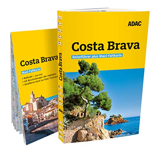 ADAC Reiseführer plus Costa Brava und Barcelona: Mit Maxi-Faltkarte und praktischer Spiralbindung
