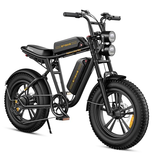 ENGWE E Bike Herren Elektrofahrräder-Ebike mit 2 Batterien 48V 13Ah, E-Bike 20 Zoll, Ebike Herren bis zu 75km+75km, Elektrofahrrad 7-Gang, M20