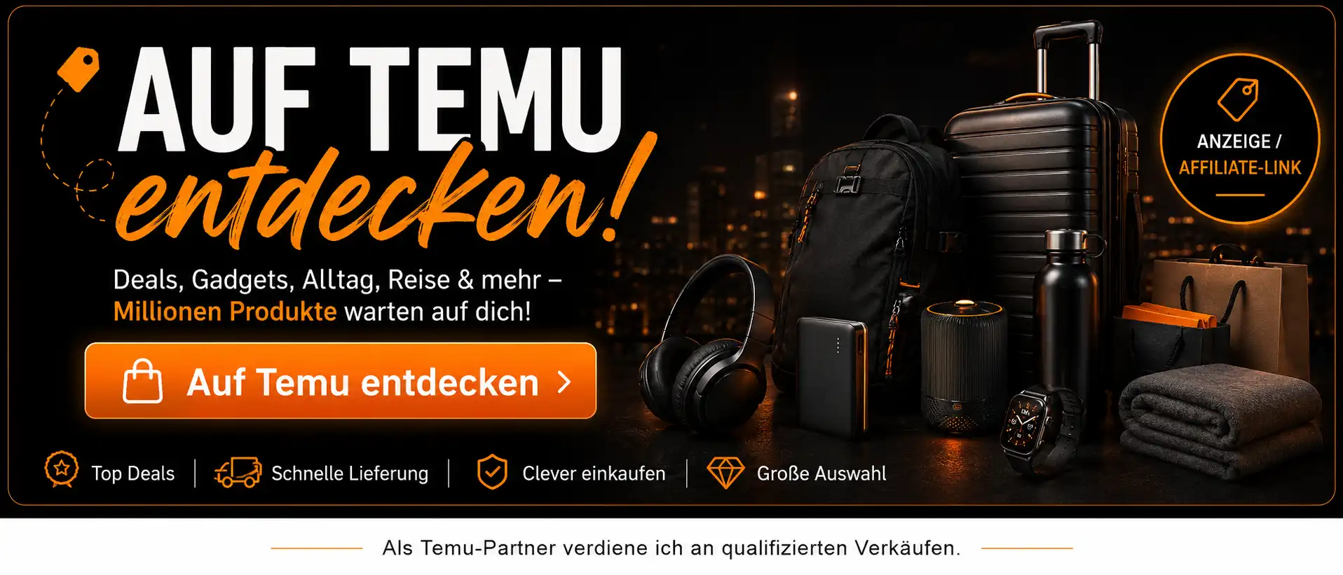 Auf Temu entdecken – Affiliate-Link